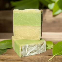 Aloe Vera Kaolin Face Bar Soap - GREEN_WHITESOAP1
