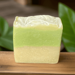Aloe Vera Kaolin Face Bar Soap - GREEN_WHITESOAP2